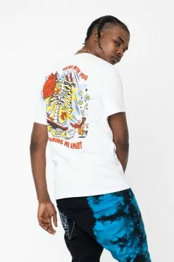 BROKEN PROMISES BP X SC Torn Apart SST White Shirts