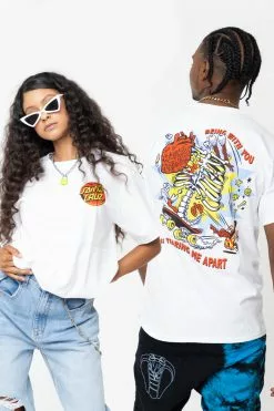 BROKEN PROMISES BP X SC Torn Apart SST White Shirts