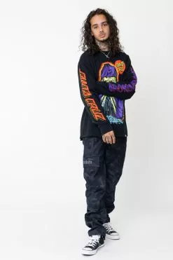 BROKEN PROMISES BP X SC Sorrow L/S Jet Black Shirts