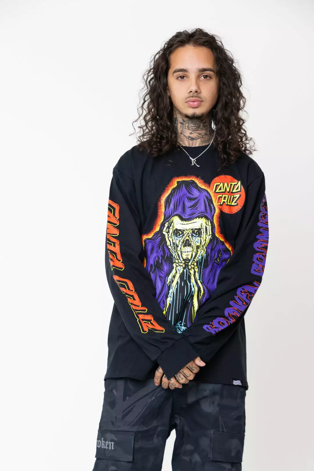 BROKEN PROMISES BP X SC Sorrow L/S Jet Black Shirts