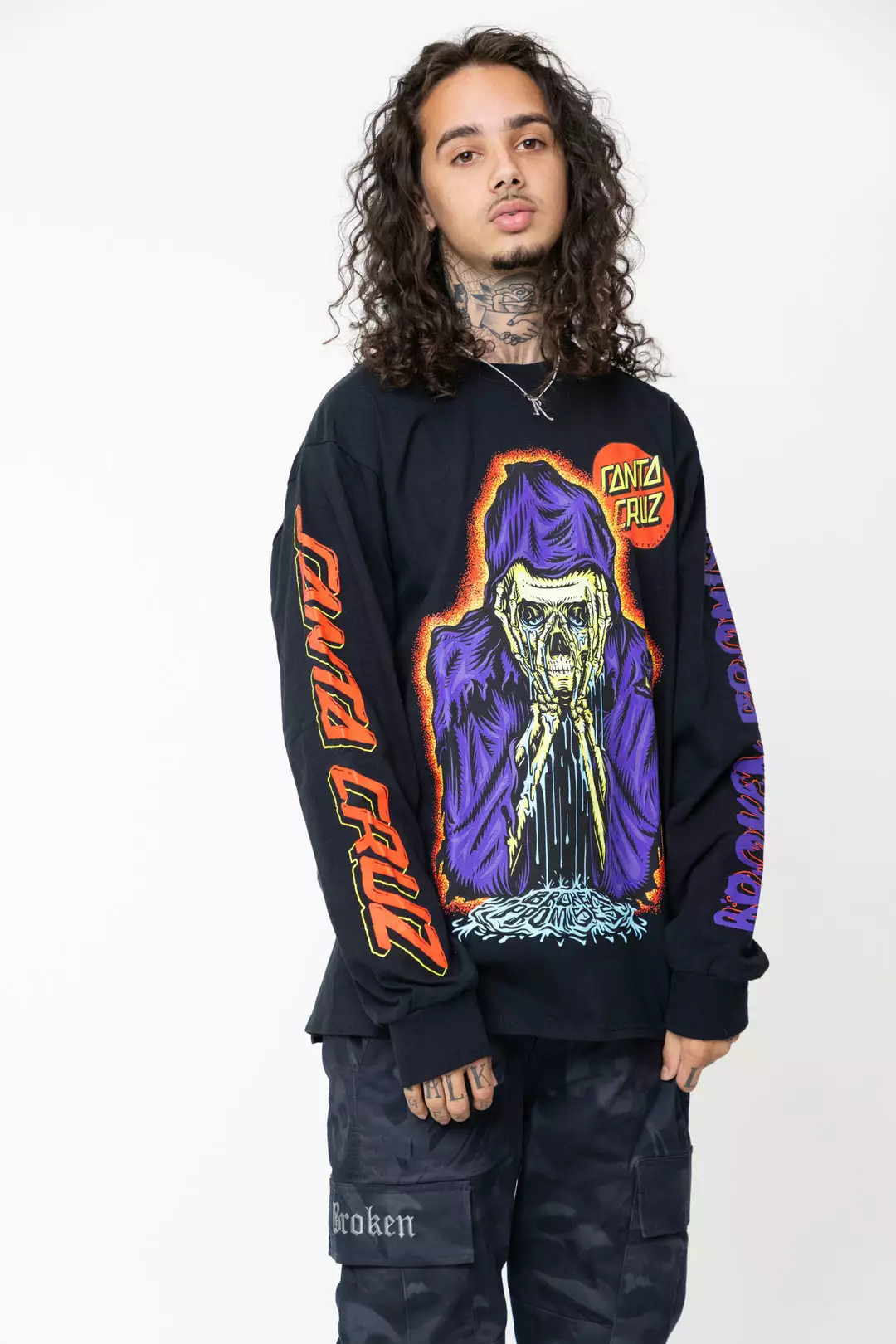 BROKEN PROMISES BP X SC Sorrow L/S Jet Black Shirts