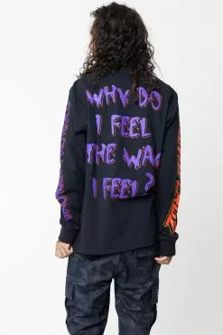 BROKEN PROMISES BP X SC Sorrow L/S Jet Black Shirts