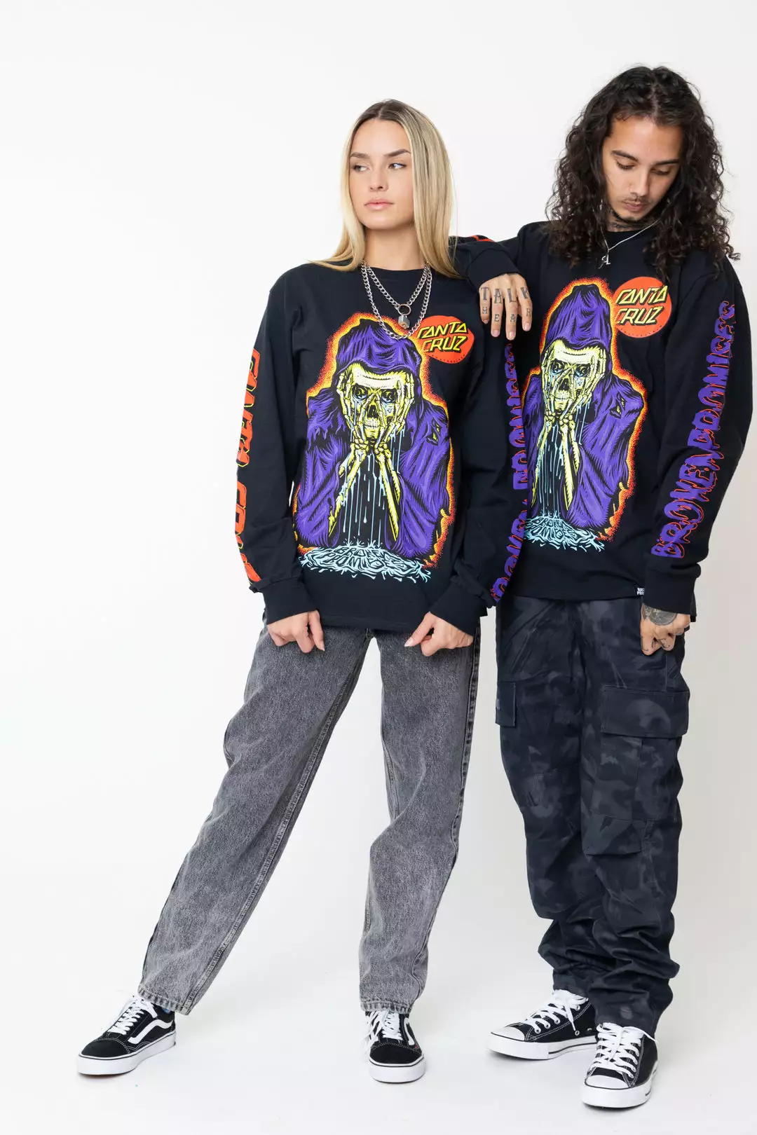 BROKEN PROMISES BP X SC Sorrow L/S Jet Black Shirts