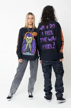 BROKEN PROMISES BP X SC Sorrow L/S Jet Black Shirts