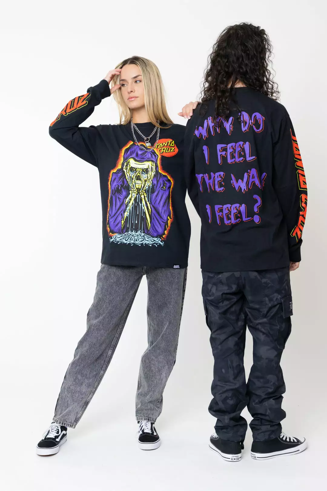 BROKEN PROMISES BP X SC Sorrow L/S Jet Black Shirts