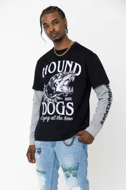 CASH Hound Dogs Stacked Tee Shirts