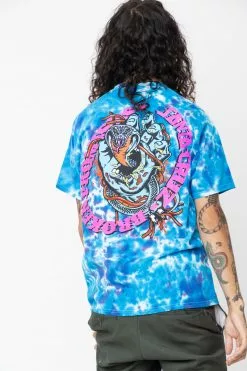 BROKEN PROMISES Shirts BP X SC Striker Dye Tee Blue