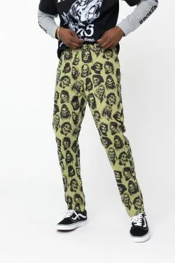 BROKEN PROMISES Reaper Guide Chino Pants Moss Green