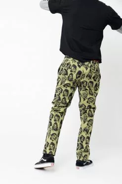 BROKEN PROMISES Reaper Guide Chino Pants Moss Green