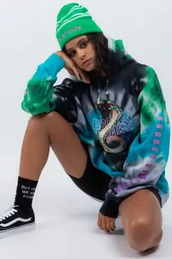 BROKEN PROMISES Hoodies Trance Tie Dye Hoodie