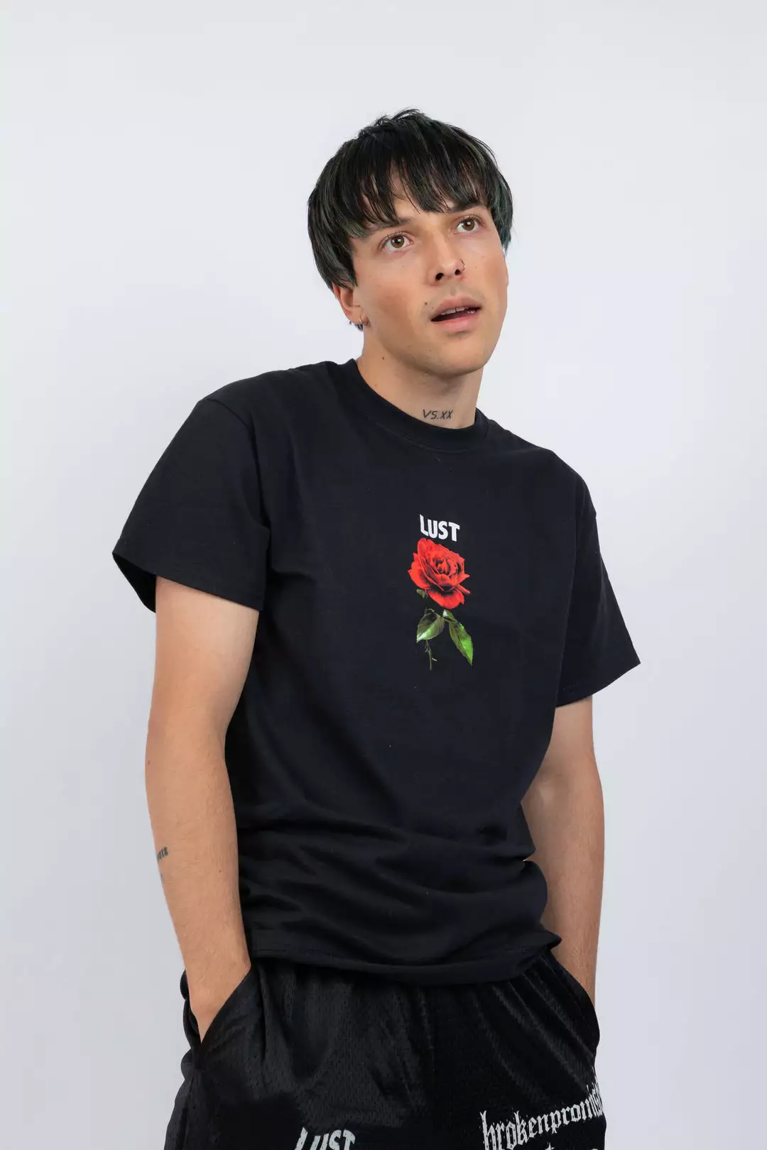 BROKEN PROMISES Thornless Lust Tee Black