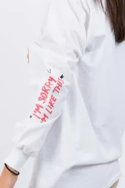 BROKEN PROMISES Shirts Drown My Sorrows L/S White