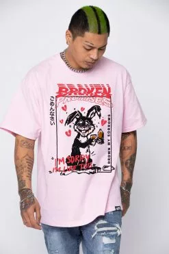 BROKEN PROMISES Drown My Sorrows Tee Pink