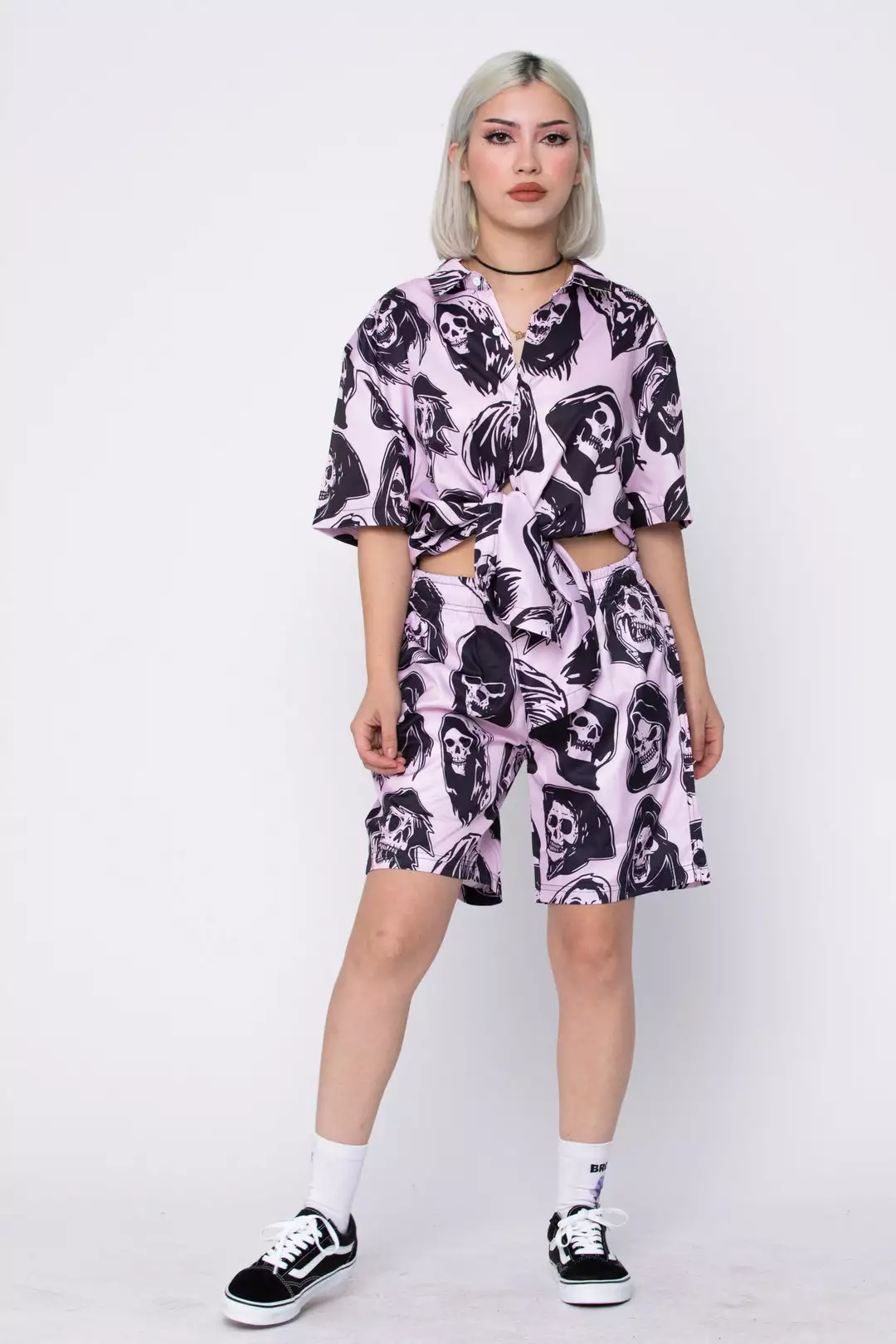 BROKEN PROMISES Bottoms Reaper Guide Shorts Pink