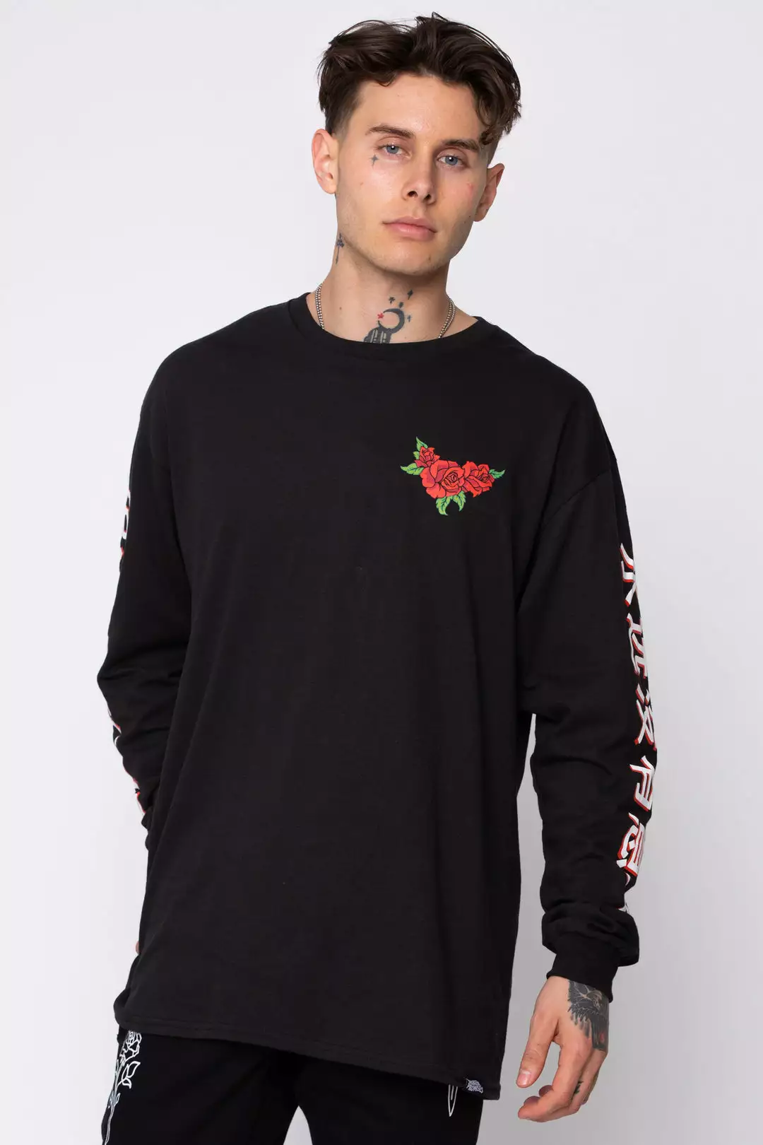 BROKEN PROMISES Forever Kanji L/S Black Shirts