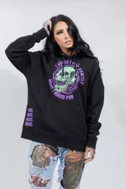 BROKEN PROMISES Jinxed Chain Hoodie Black