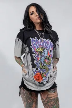 CASH Shirts Bad Chemistry V-Dye Tee Black/Grey