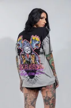 CASH Shirts Bad Chemistry V-Dye Tee Black/Grey