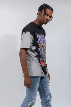 CASH Shirts Bad Chemistry V-Dye Tee Black/Grey