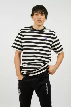 BROKEN PROMISES Thornless Striped Tee