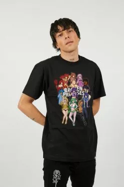 BROKEN PROMISES Shirts Feels Anime Tee Black