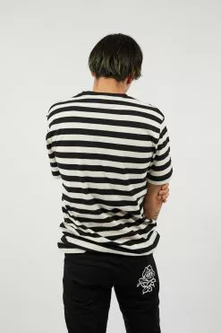 BROKEN PROMISES Thornless Striped Tee