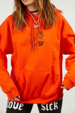 BROKEN PROMISES Hoodies Could Be Different Orange Hoodie