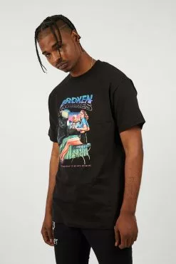 BROKEN PROMISES Skeptic Tee Black