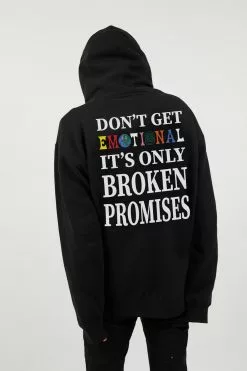 BROKEN PROMISES Emotional Hoodie