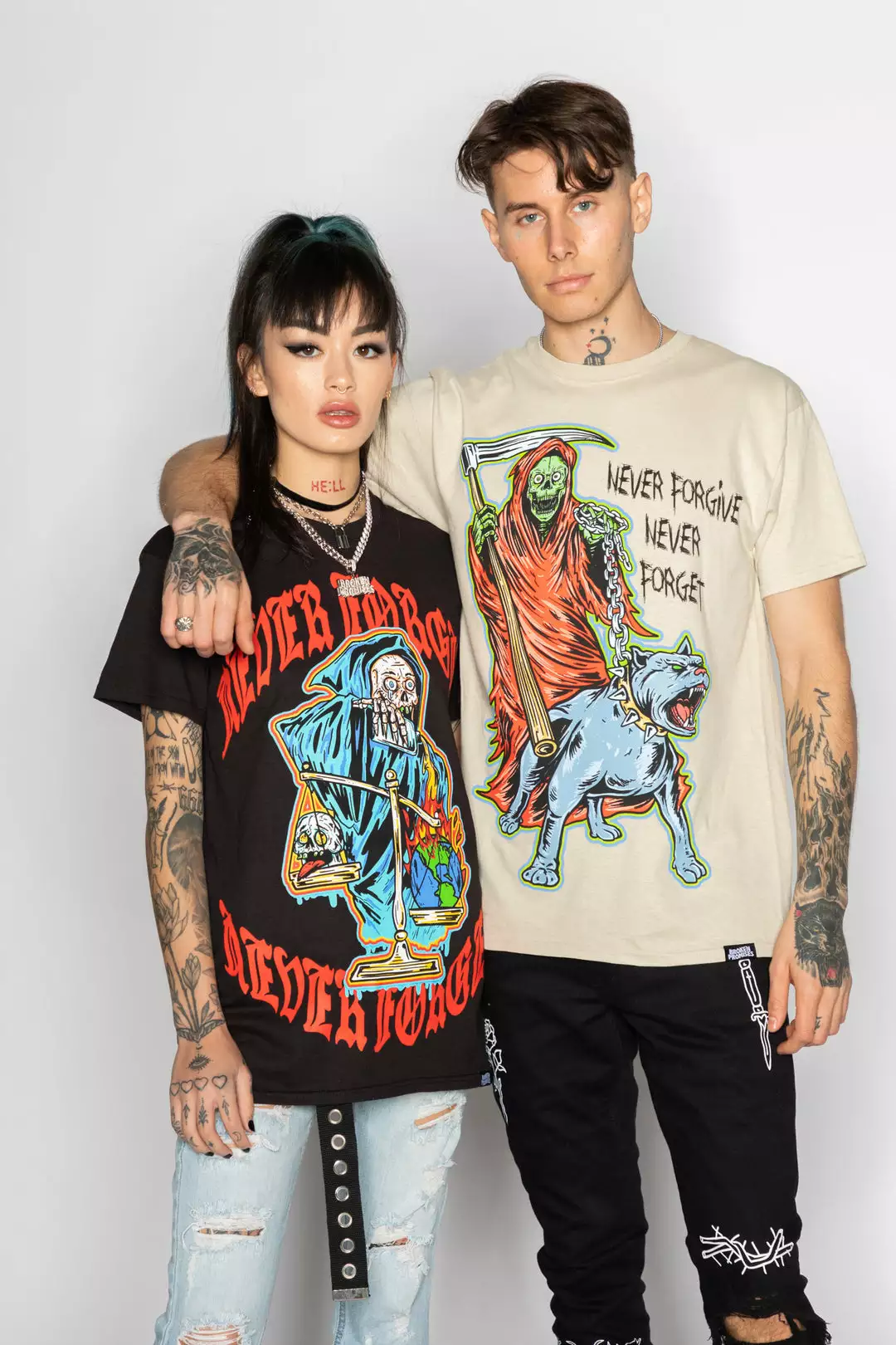 BROKEN PROMISES Shirts Worst In Me Tee Sand