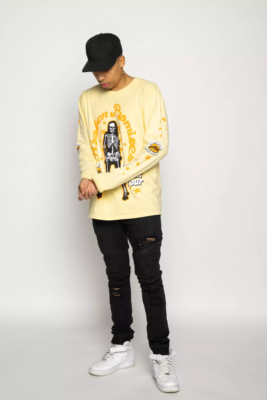 BROKEN PROMISES Shirts Forever Rollin L/S Yellow