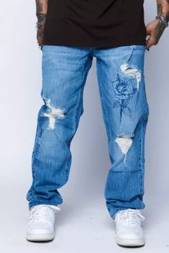 BROKEN PROMISES Wait Forever Blue Denim