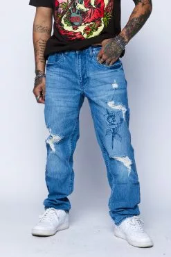 BROKEN PROMISES Wait Forever Blue Denim