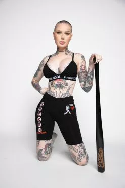 BROKEN PROMISES Bottoms Batter Up Bike Shorts