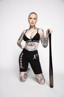 BROKEN PROMISES Bottoms Batter Up Bike Shorts