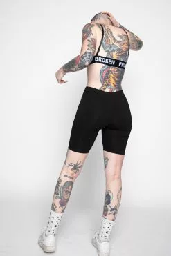 BROKEN PROMISES Bottoms Batter Up Bike Shorts