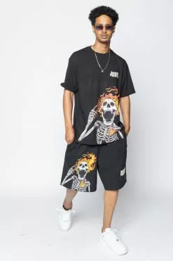 CASH Pyromaniac Champion Shorts