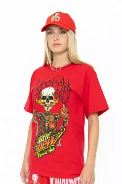 CASH Shirts BPxMTN DEW Scorched Tee Red