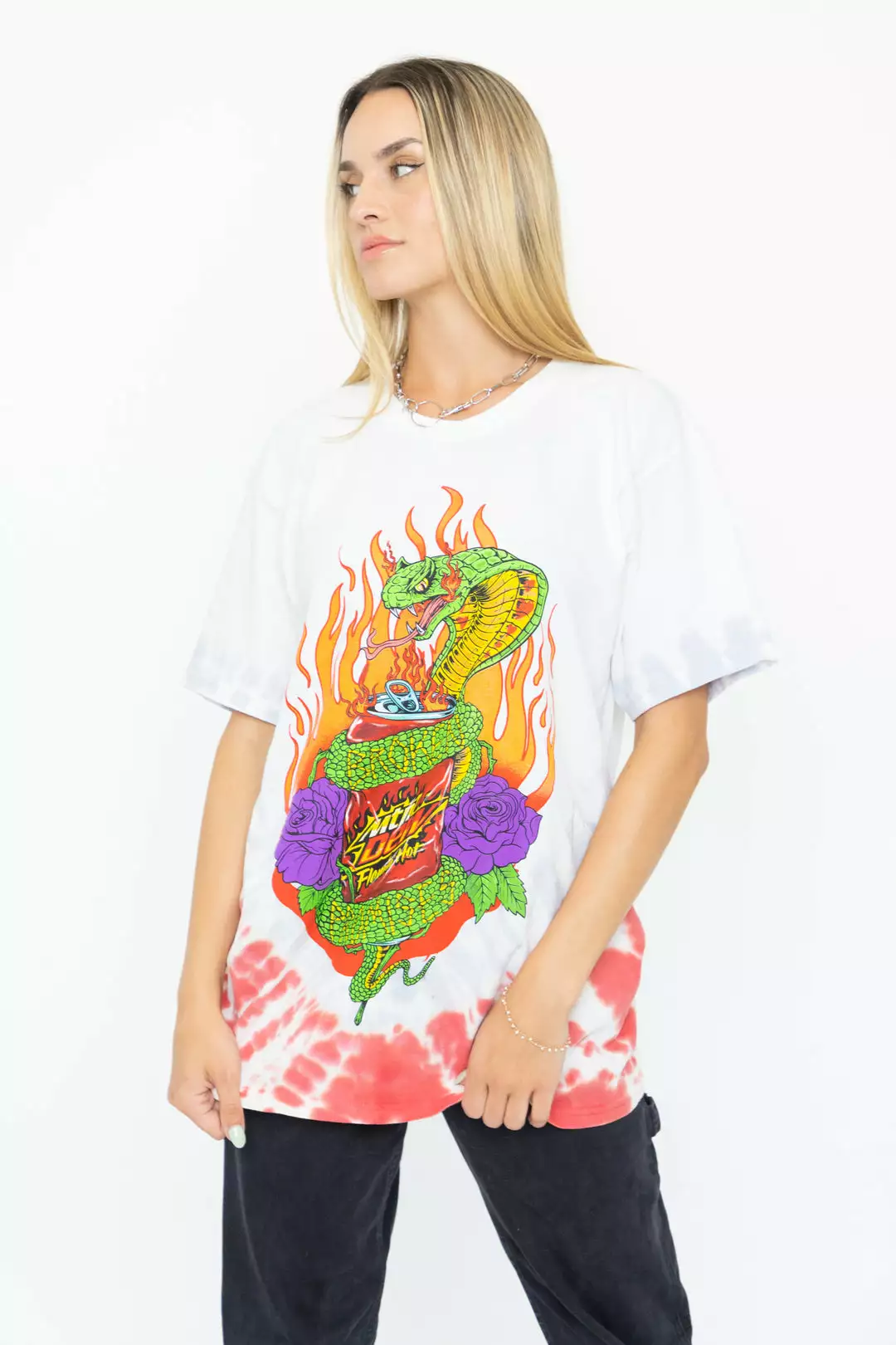 CASH BPxMTN DEW Down In Flames V-Dye Tee Shirts