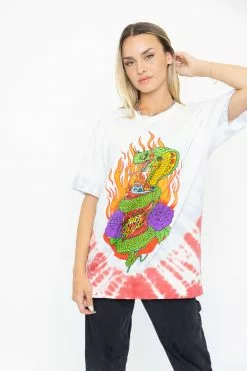 CASH BPxMTN DEW Down In Flames V-Dye Tee Shirts