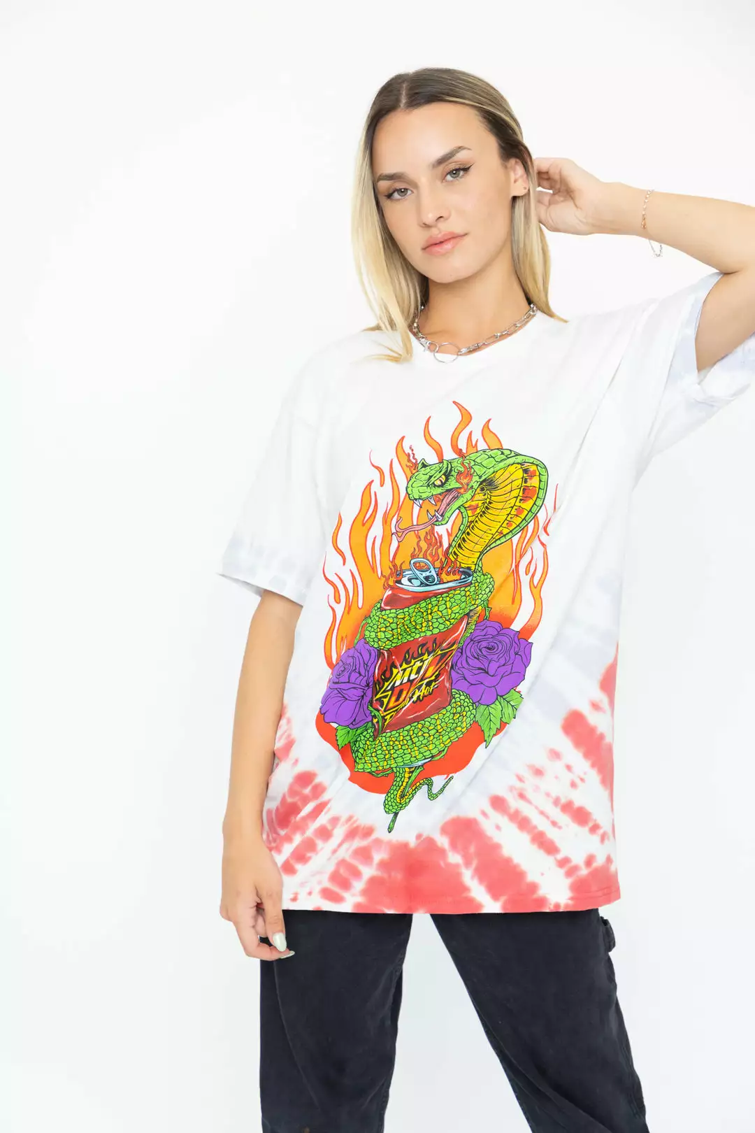 CASH BPxMTN DEW Down In Flames V-Dye Tee Shirts