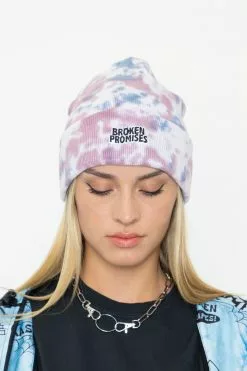 BROKEN PROMISES Last Dance Beanie Multi Dye Wave Logo