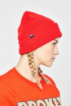 BROKEN PROMISES Headwear Last Call Beanie Red