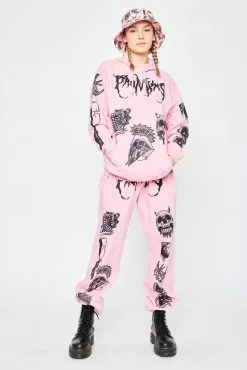 CASH Secret Crush Hoodie Pink Hoodies