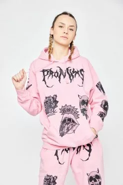 CASH Secret Crush Hoodie Pink Hoodies
