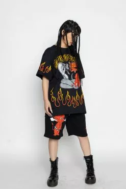 BROKEN PROMISES Shirts Cobra SST Black - BP X Hot Stuff