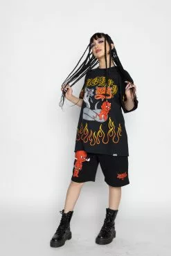 BROKEN PROMISES Shirts Cobra SST Black - BP X Hot Stuff