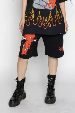 BROKEN PROMISES Hey Hot Stuff Shorts Bottoms