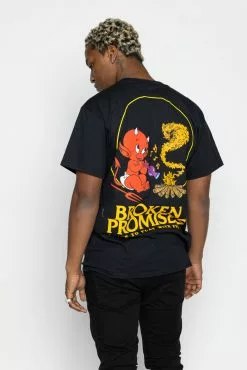 BROKEN PROMISES Shirts Play With Fire SST Black - BP X Hot Stuff