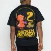 BROKEN PROMISES Shirts Play With Fire SST Black - BP X Hot Stuff
